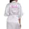 Plus Size Satin Silk Wedding Bathrobe, Bridesmaid Gown, Rose Gold Sleepwear for Maid of Honor