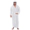 Long Men Hooded Bathrobe Flannel Robe Soft Fluffy Quick Dry Bathrobe Sleepwear