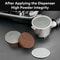 Fine Mesh Reusable Metal Double Coffee Filter, Heat Resistant Coffee Puck Screen, Professional Espresso Accessory