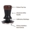 Manual Espresso Tamper With Constant Pressure Walnut Wood Coffee Tamper Professional Barista Tool F 4