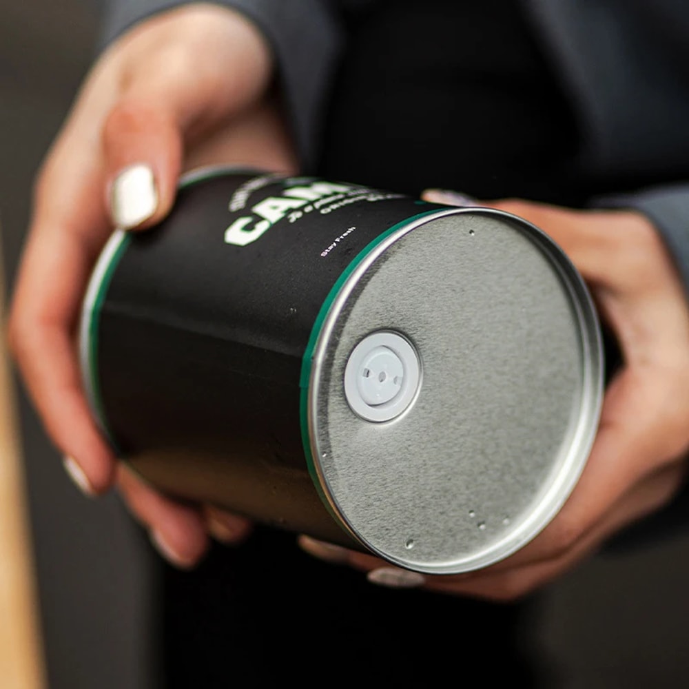 Portable Camping Tin Box, Sealed Storage Can, Extra Large Fresh-Keeping Food Grade Breathing Tin Can