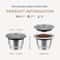 Refillable Stainless Steel Coffee Capsules Cup Coffee Capsule Refilling Filter Coffeeware 1