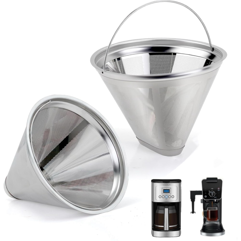 Permanent Steel Replacement Filter for Cuisinart and Ninja DualBrew Coffee Makers