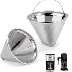 permanent steel replacement filter for cuisinart and ninja dualbrew coffee makers