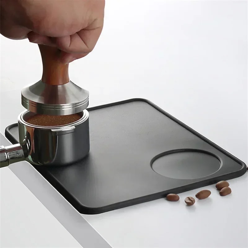Mat Tamping Anti-skid Corner Edge Pad for Espresso, Coffee Bar & Household Use