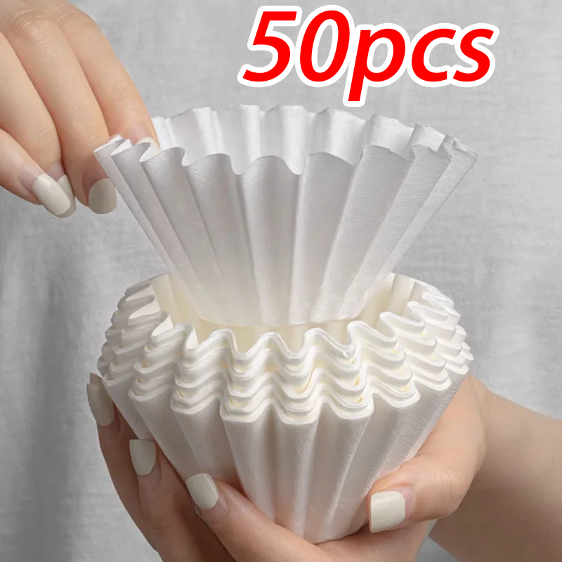 Paper Filter For Coffee Drippers Cups Basket Dripper Fits Pour Over Machines For Smooth Coffee 6