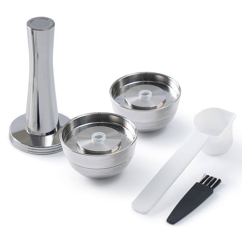 Pop Rechargeable Coffee Filter Vertuo Next Reusable Capsule Stainless Steel Pod 6