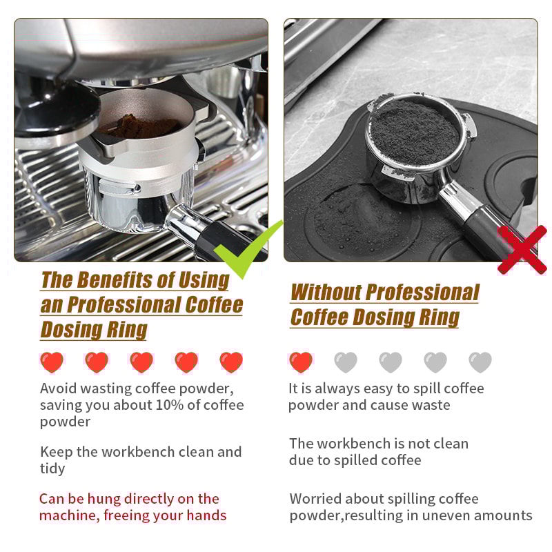 Breville Sage Dosing Funnel Ring For Serie Portafilter Coffee Machine Accessories For Baristas 3