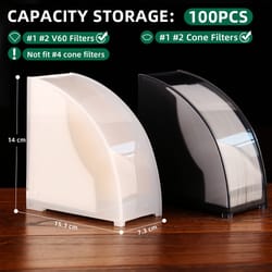 dustproof coffee filter paper box, storage rack for bar use