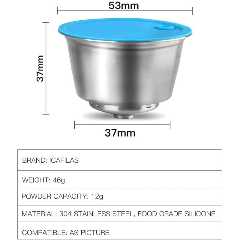 Capsule For Dolce Gusto Stainless Steel Works With Nescafe Dolce Gusto Models Not Compatible With N 1