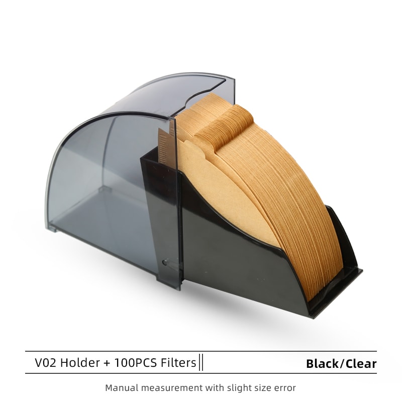 Dustproof Storage Box Coffee V Filter Paper Holder 12