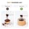 Wooden Capsule Filling Rack, Vertuo Capsule Aluminum Foil Sealing Cover Kit, Coffee Accessories