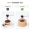 Wooden Capsule Filling Rack, Vertuo Capsule Aluminum Foil Sealing Cover Kit, Coffee Accessories