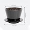Flat Bottom Coffee Maker Filter Cups Crystal Eye Pour Over For Better Uniformity 6