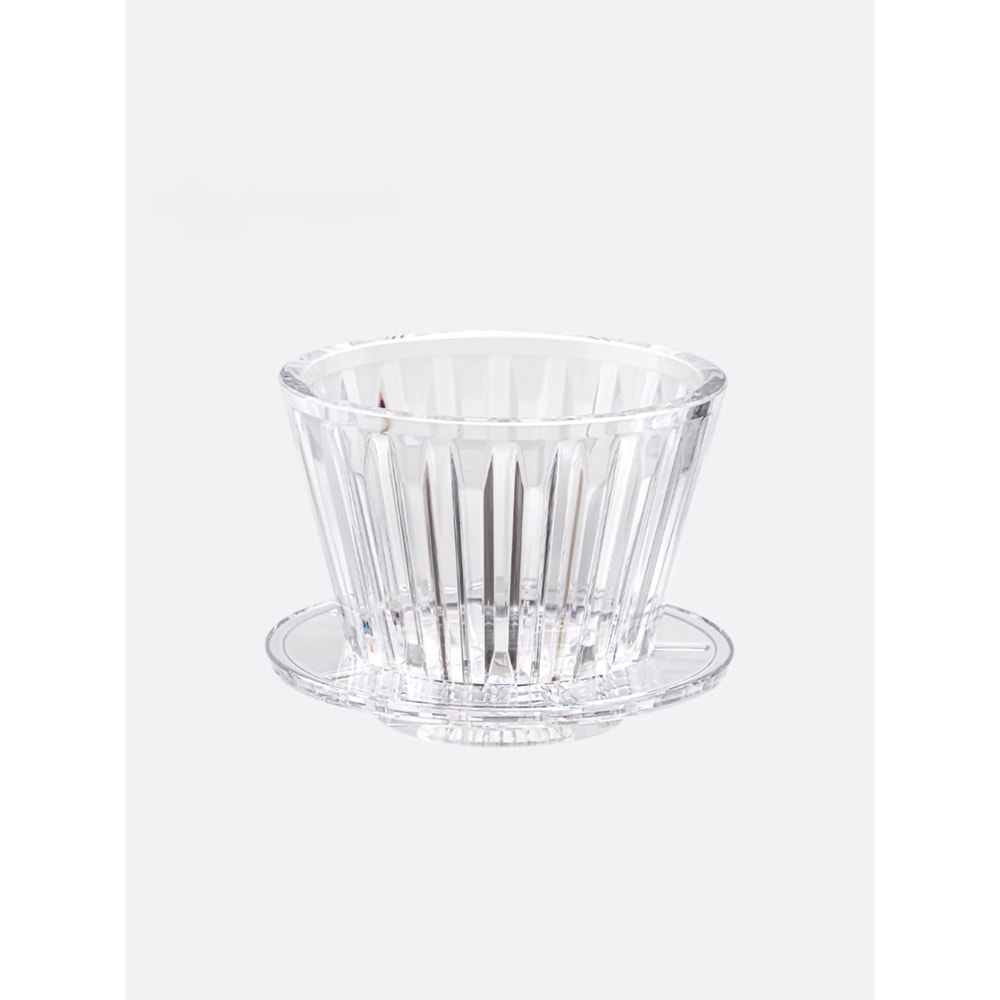 Flat Bottom Coffee Maker Filter Cups Crystal Eye Pour Over For Better Uniformity 7