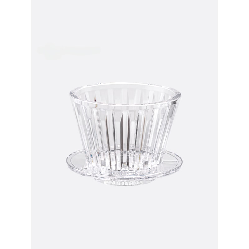 Flat Bottom Coffee Maker Filter Cups Crystal Eye Pour Over For Better Uniformity 7