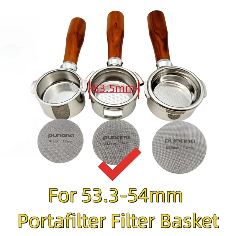 Foodgrade Stainless Steel Espresso Filter Professional Barista Espresso Puck Screen 5