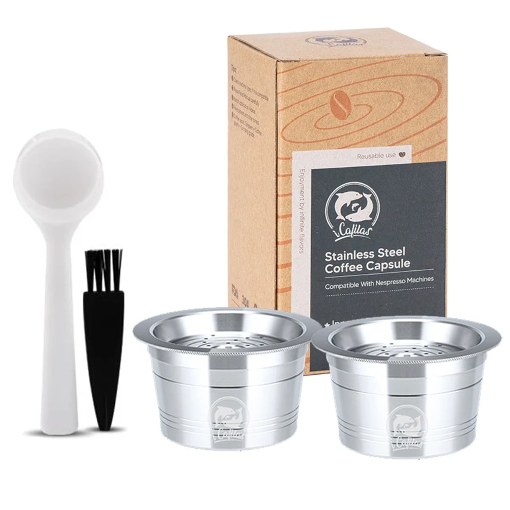 Reusable Steel Coffee Capsules For Cafissimo PUREK FEE Caffitaly And Tchibo Machines Ecofriendly An 6