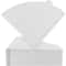 Natural Wood Fiber Holder Disposable Conical Filter Paper, Perfect for Manual Coffee Brewing