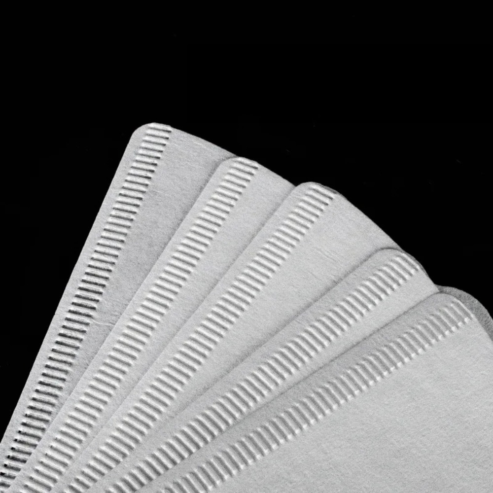 Natural Wood Fiber Holder Disposable Conical Filter Paper, Perfect for Manual Coffee Brewing