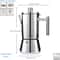 Italian Coffee Machine Maker, Stainless Steel Stovetop Espresso Maker, Induction Moka Pot