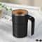 USB Rechargeable Thermal Cup, Stirring Magnetic Mug with LCD Screen, Reusable Coffee Accessories for Home Office