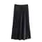Vintage Chic Fashion Womens Satin BowDecorated HighWaist ALine Long Skirt 3