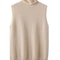 Wool Knitwear Sleeveless Pullovers Turtleneck Sweater, Fashion Waistcoat Vest Tops for Spring Autumn Winter