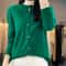 Casual Wool Sweater Women O-Neck Cardigan Buttoned Knitwear Soft Winter Tops