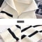 Premium Women Spring and Autumn Underwear, New Zipper Stripe Underlay, Short Style Sweater for Female