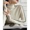 Trendy Color Blocking Sweater Women Autumn Winter Slim Fit Female Long Sleeved Tops 3