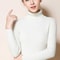 Casual Women Turtleneck Sweater Winter Fashion Pullover Knit Jumper Black Ladies Basic Solid Elastic Tops