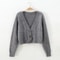 Long Sleeve Twist Knitted Sweater Cardigan Women Coats Autumn Winter Warm Korean Fashion Jacket