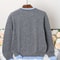 Gray Soft Knitted Sweater Top, Autumn and Winter New Fashion Woman Sweater, Casual and Versatile Button-up Cardigan Jack