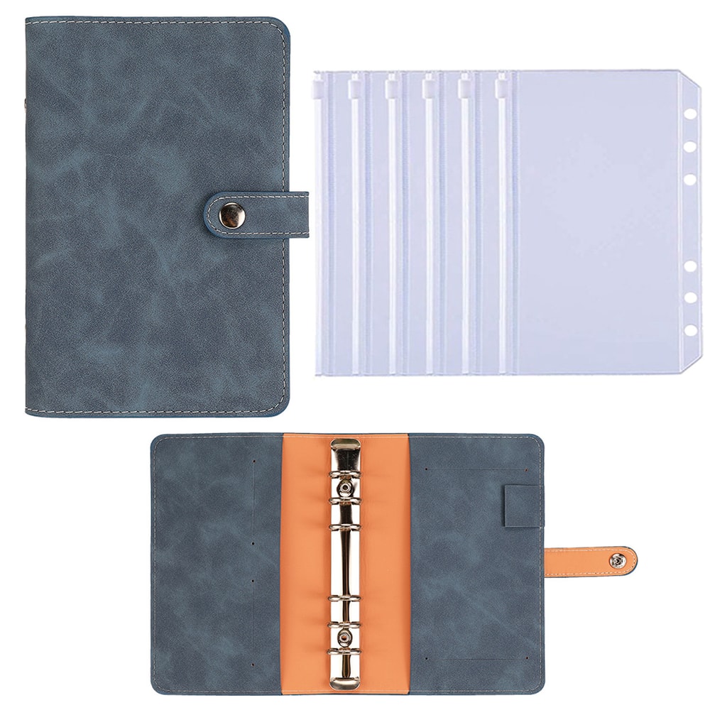 PU Looseleaf Binder Planner Cover Diary Agenda Paper School Handbook 8