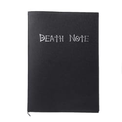 anime themed death note notebook, school writing journal, diary, cosplay prop for fans