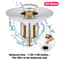 Bathroom Sink Strainer Bathtub Stopper Hair Catcher Bounce Core Drain Filter Bath Plug Tool