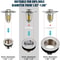 Bathroom Sink Strainer Bathtub Stopper Hair Catcher Bounce Core Drain Filter Bath Plug Tool