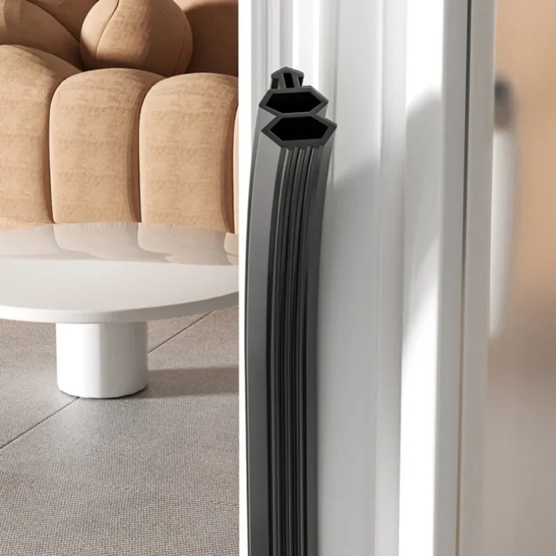 Weatherstrip Door Sealing Strip Plastic Steel Window Seal Draft Stopper For Energy Efficiency 2