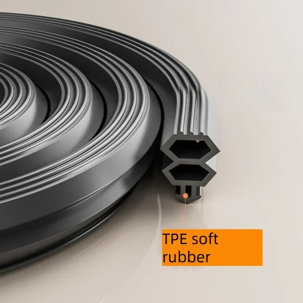 Weatherstrip Door Sealing Strip Plastic Steel Window Seal Draft Stopper For Energy Efficiency 4