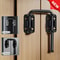 Patio Sliding Door Loop Locks, Zinc Alloy Door Latch Lock, Universal Doors Bolt, Gate Lock Hardware