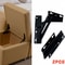 Cabinet Door Lift Up Bracket with Spring Hinge, Workbench Hinge Stay Flap Sofa Bed Support