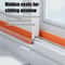 Self Adhesive Window Seal Strip Triple Sound Insulation Windproof AntiCold Door Under Flexible Weat