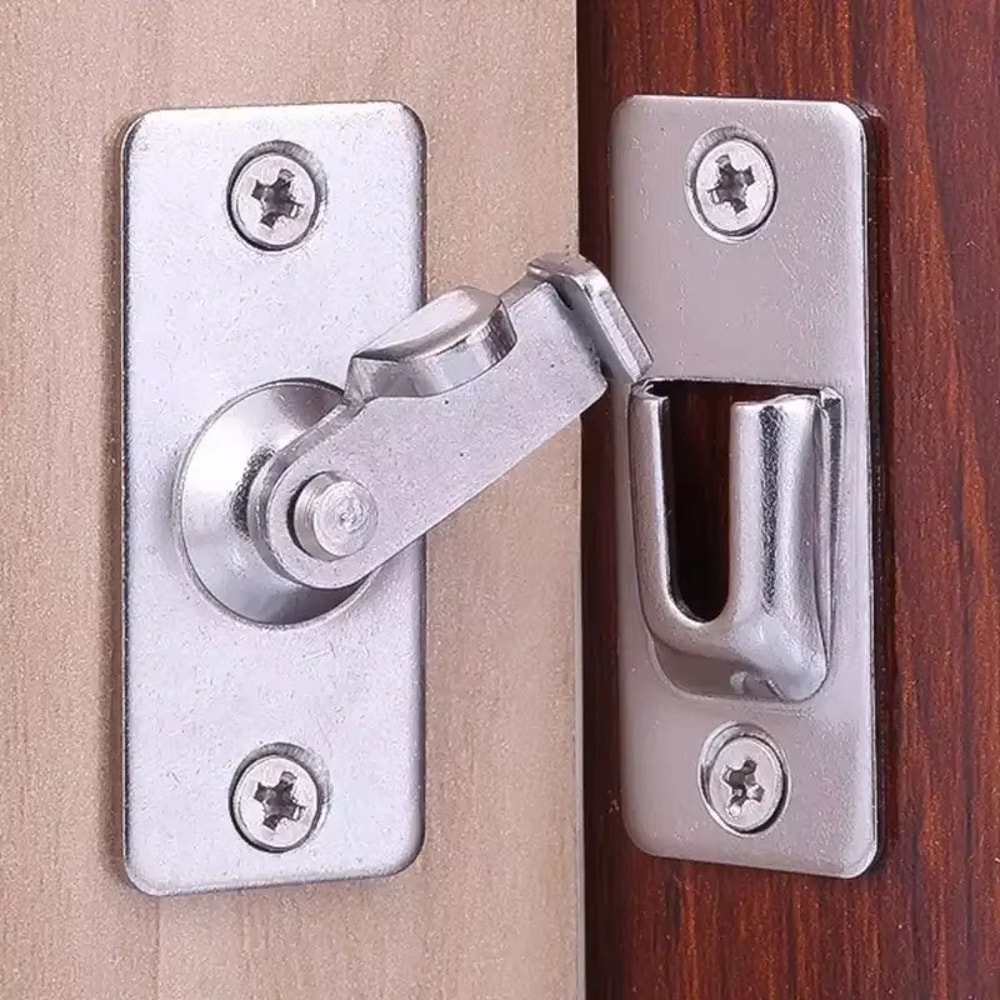 Stainless Steel Gate Hardware, Latch Gate Latches Safety Door Lock for Barn and Wood Fence