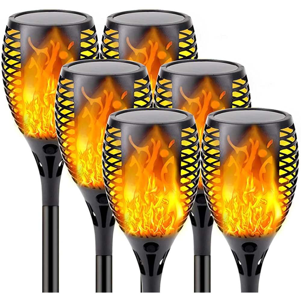 Waterproof Garden Flame Torch Light, Flickering Light for Outdoor Lawn Path Yard Patio Floor Lamp