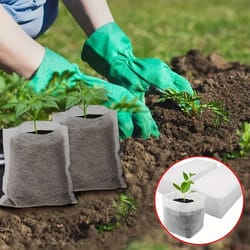 fabric seedling pots, non-woven plants growbags, seed nursery bags for gardening needs