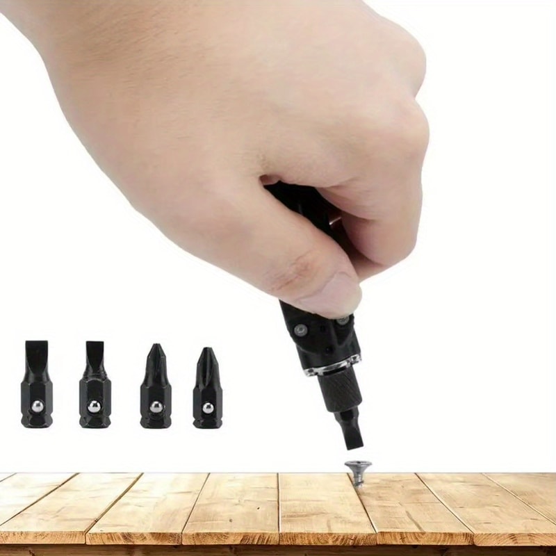 Portable Steel Repair Tool, Multifunctional Mini Screwdriver for Outdoor, EDC Keychain Shape Tool