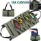 Car Emergency Kit Roll up Storage Box, Multifunctional Wrench Roll, Canvas Tool Storage