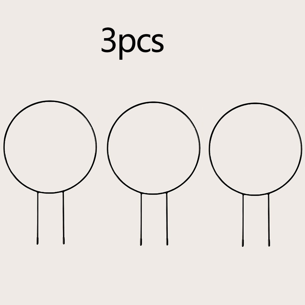 Iron Garden Trellis For Climbing Plants With Black Rust Proof Coating For Indoor Flower Vine Decora 6