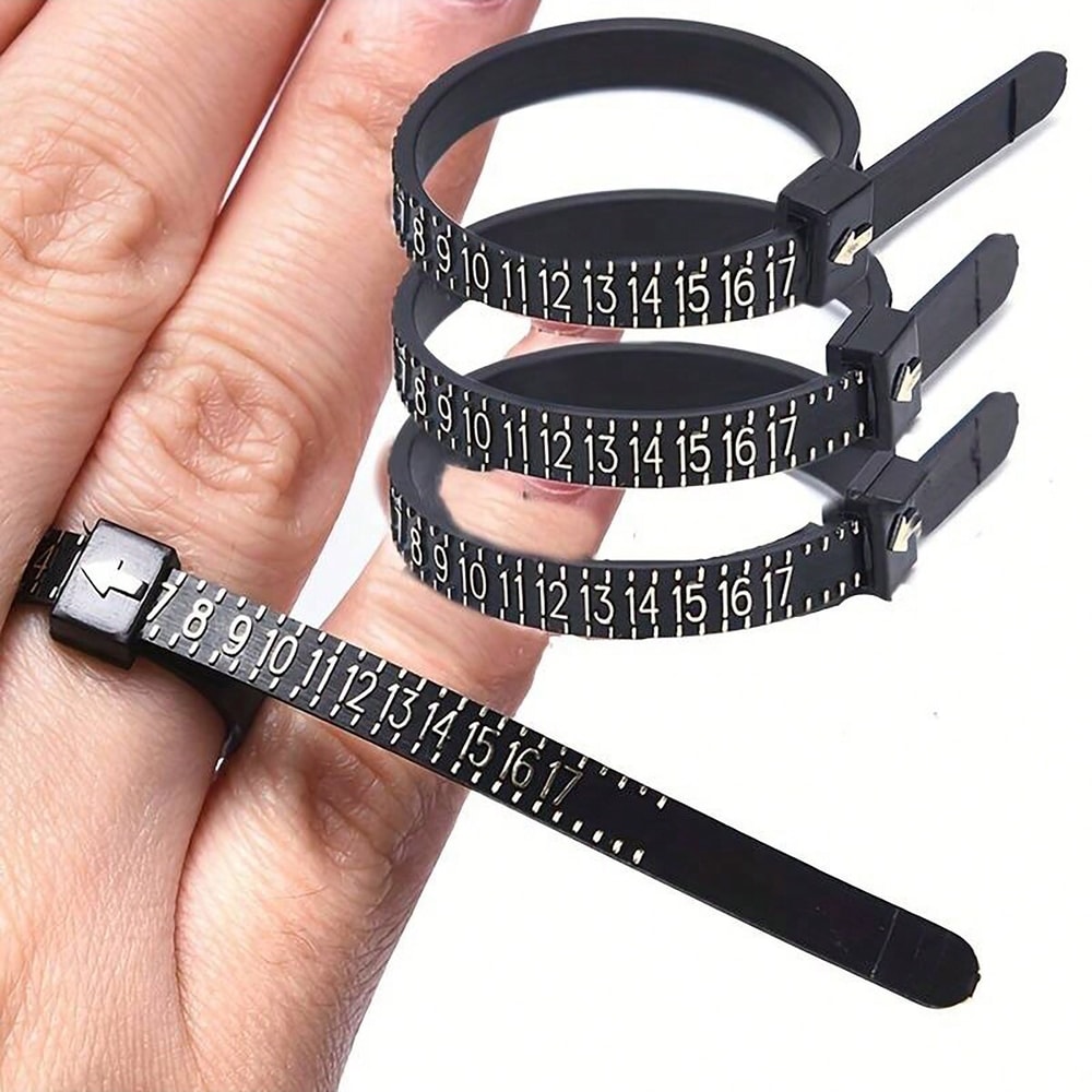 Finger Size Measuring Instrument for Rings, Male and Female Ring Measurement Tool